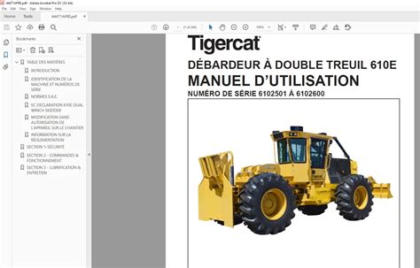 Tigercat D Bardeur Double Treuil E Manuel Dutilisation Pdf