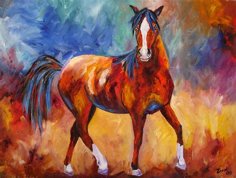 Abstract Horse Paintings Painting Photos