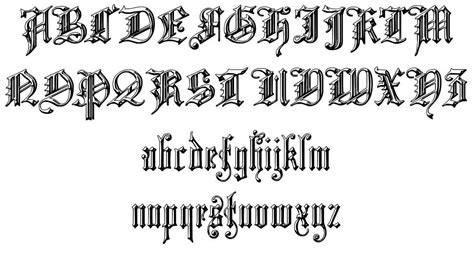 Church Text Shaded Font By Hypotypo Fontriver