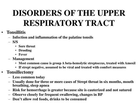 Ppt Nursing Care Of The Child With A Respiratory Alteration Chapter