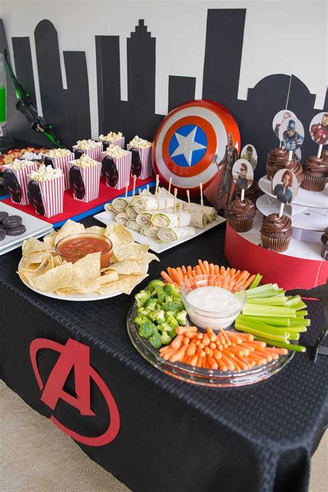 avengers birthday party food ideas 21 avengers birthday party ideas the art of images