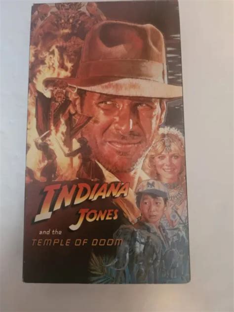 INDIANA JONES AND The Temple Of Doom Vhs 1989 Paramount Pictures
