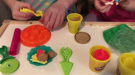 Pizza Play Doh Kitchen Playset Twinkly Dinks Reviews YouTube