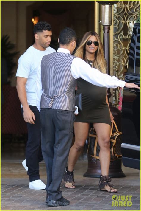 Ciara Shows Off Her Major Baby Bump At Breakfast With Russell Wilson