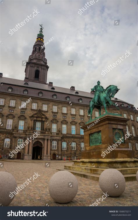 Copenhagen Denmark Equestrian Statue King Frederik Stock Photo