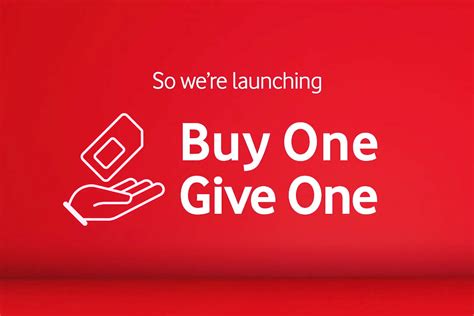 Were Launching Buy One Give One Vodafone Uk News Centre