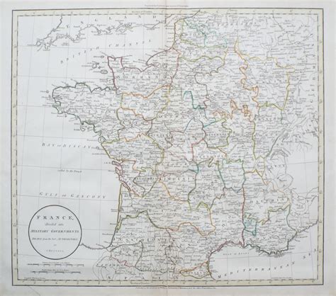 Antique Maps And Views Of France