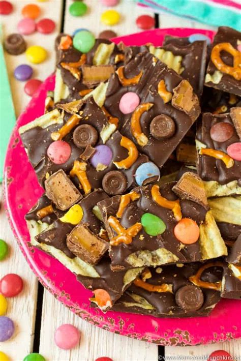 Sweet And Salty Bark Recipe Moms And Munchkins
