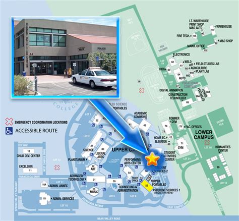 Victor Valley College Campus Map Map