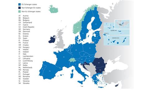 Schengen Area List Of Schengen Countries