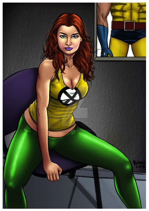 Jean Grey And Wolverine By Troianocomics On Deviantart