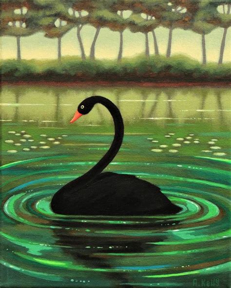Black Swan Painting
