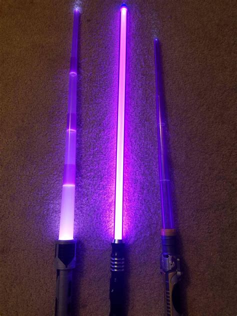 My Lightsaber Collection So Far I Think Mace Windu And Johnny Gat
