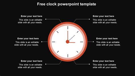 Free Clock Powerpoint Template Design Presentation