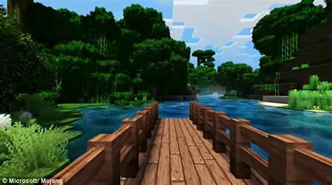 Minecraft To Get Super Duper Graphics Update Daily Mail Online