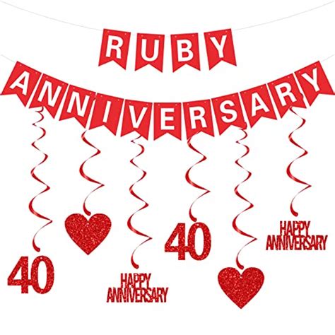 A Memorable Milestone 40th Wedding Anniversary Decorations For A