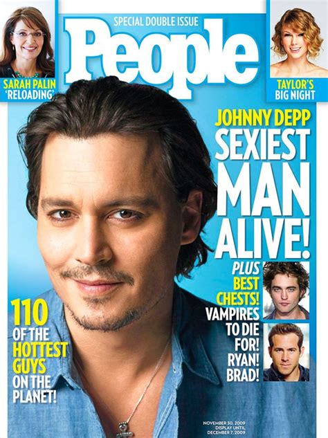 Johnny Depp 2009 And 2003 From Peoples Sexiest Man Alive Through The