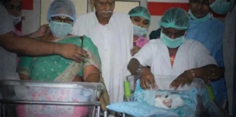 74 Year Old Indian Woman Gives Birth To Twins Husband Had Stroke Next