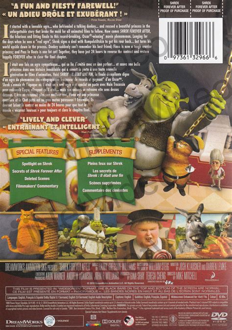 Shrek Forever After The Final Chapter Bilingual On Dvd Movie