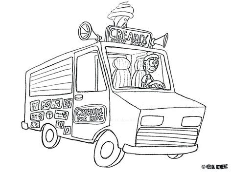 Ice Cream Truck Coloring Page at GetColorings.com | Free printable