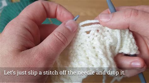 Learn To Pick Up Dropped Stitches Youtube