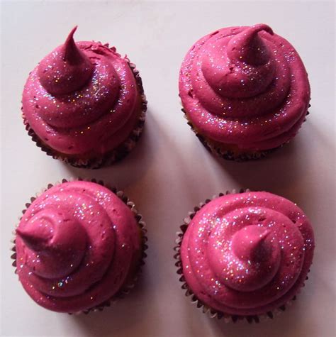 Pink Glitter Cupcakes Glitter Cupcakes Elegant Cupcakes Cupcake Cakes