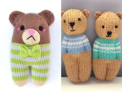 Easy Knitted Bears Cuddly Companions For All Mike Nature