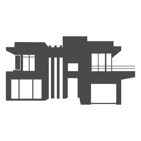 Modern House Silhouette 1 Transparent Png And Svg Vector File