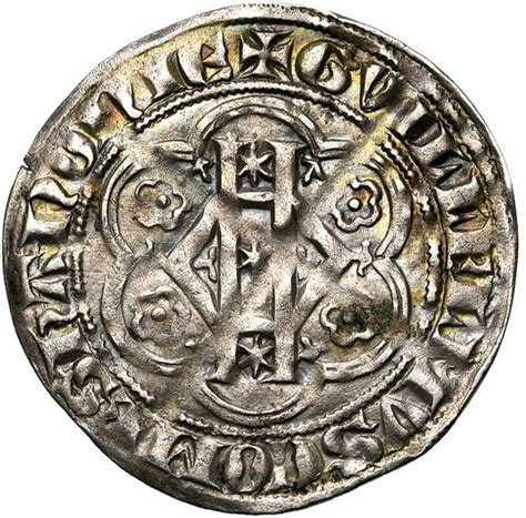 ½ Groat Obol Blanche William I Of Avesnes County Of Hainaut Numista