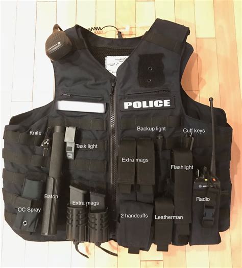 Current Duty Vest Setup Police Tactical Vest Police Duty Gear