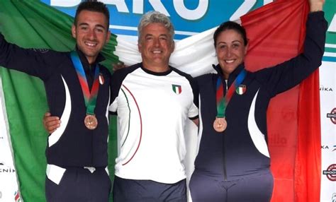 Medaglia Dargento Per Diana Bacosi E Gabriele Rossetti Nel Mixed Team