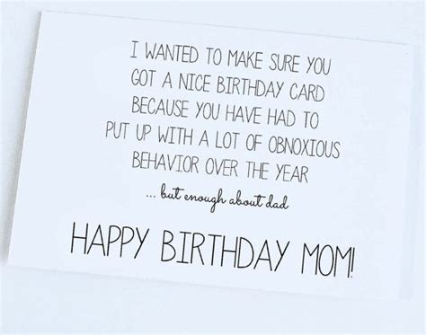 Certainly, everyone has something that makes him or her happy. FUNNY QUOTES TO SAY TO YOUR MOM ON HER BIRTHDAY | Birthday ...