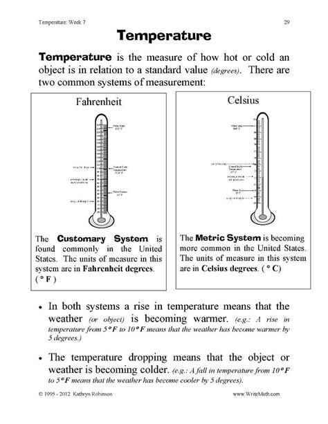 Send your suggestions or comments. Teaching Temperature Worksheets | 3rd, 4th, 5th Grade