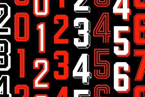 27 Of The Best Jersey Number Fonts Vandelay Design