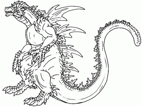 Godzilla Muto Coloring Pages Clip Art Library