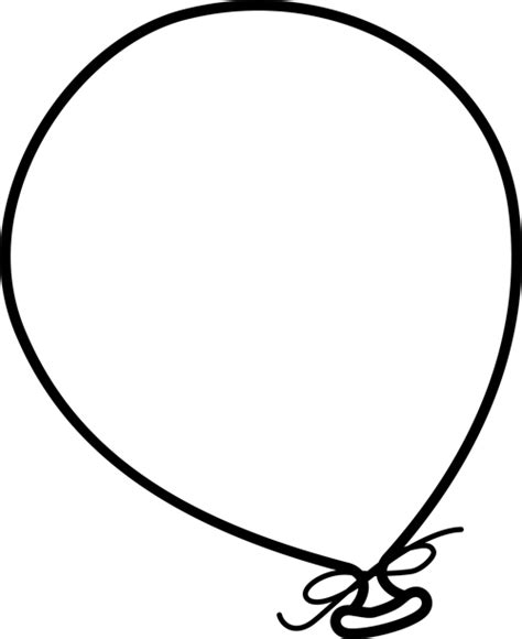 Balloon Outline Clipart Best