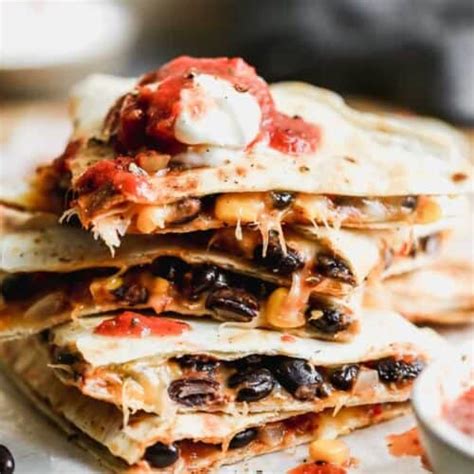 Black Bean And Corn Quesadillas Tastes Better From Scratch