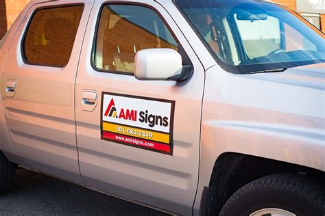 Vehicle Magnets In Frederick Md Best Vinyl Graphics Ami Signs
