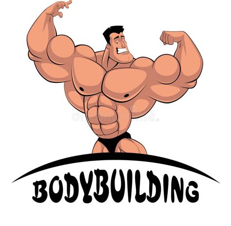 Clipart Cartoon Body Builder