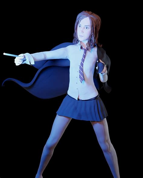 Divver Hermione Granger In 3d Fan Art