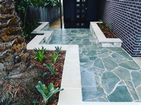 Natural Stone Crazy Paving Bluestone Sandstone Travertine