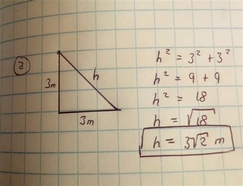 Calcula La Hipotenusa De Un Triángulo Rectángulo Isósceles Sabiendo Que