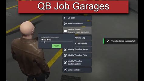 Qbcore Shared Job Garages Qb Job Garage Youtube