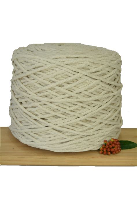 25kg Natural 1ply Cotton String 5mm Knot Knitting