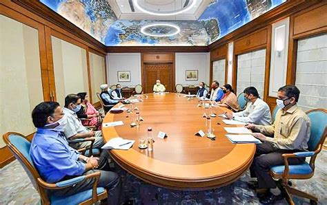 Photos Pm Modi Chairs A Meeting