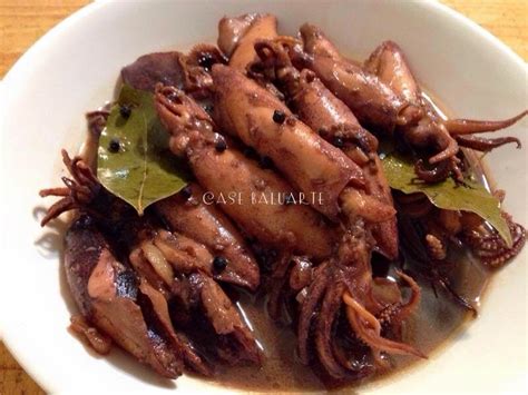 Casa Baluarte Filipino Recipes: Adobong Pusit Recipe