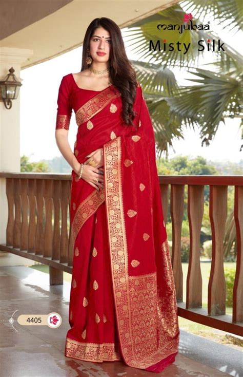 Royal Red Banarasi Silk Saree Rawaazfashion
