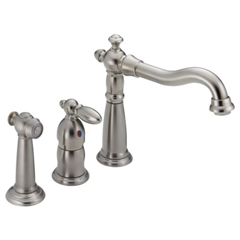 It is commonly referred to the round stem ball. Single Handle Kitchen Faucet 155-SSWF | Delta Faucet
