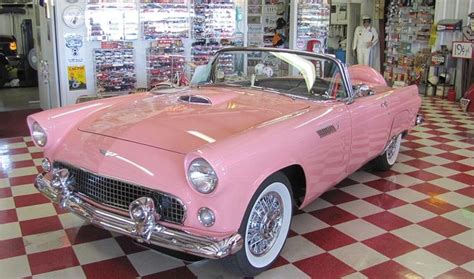 Sunset Coral 1956 Ford Thunderbird Pink Vintage Cars Ford
