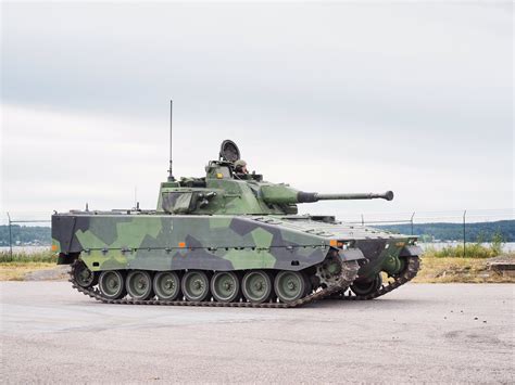 Swedish Army Receives 100th Cv90 Infantry Fighting Vehicle Militaryleak